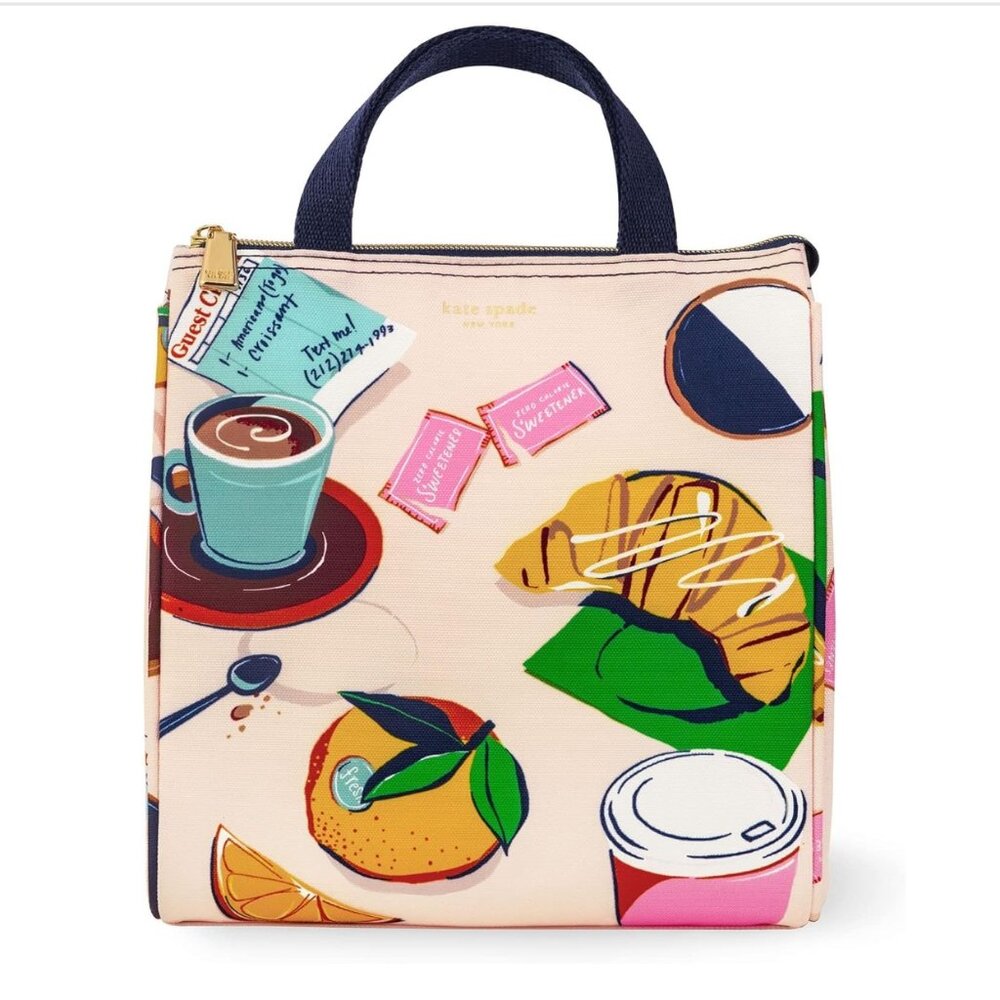 Kate Spade New York Cute Lunch Bag For Women, Large Capacity Lunch Tote, Adult